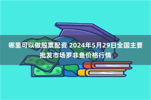 哪里可以做股票配资 2024年5月29日全国主要批发市场罗非鱼价格行情