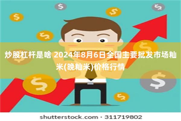 炒股杠杆是啥 2024年8月6日全国主要批发市场籼米(晚籼米)价格行情