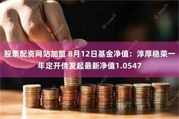 股票配资网站加盟 8月12日基金净值：淳厚稳荣一年定开债发起最新净值1.0547