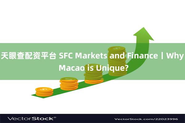 天眼查配资平台 SFC Markets and Finance丨Why Macao is Unique?