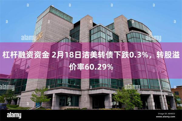 杠杆融资资金 2月18日洁美转债下跌0.3%，转股溢价率60.29%