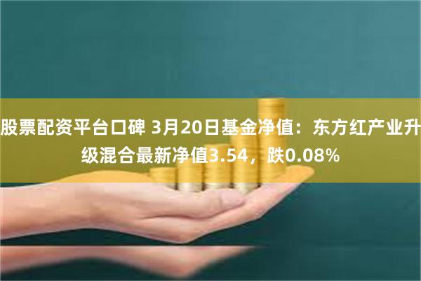 股票配资平台口碑 3月20日基金净值：东方红产业升级混合最新净值3.54，跌0.08%